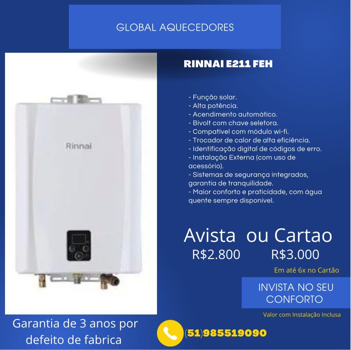 Rinnai E211 FEH